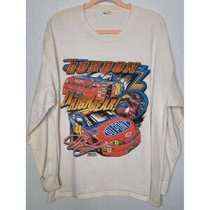 2002 Nascar Jeff Gordon In High Gear Long Sleeve Size Large‎ Crew Neck Shirt
